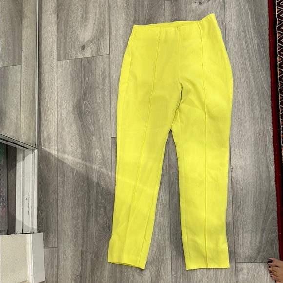 Cinq a sept AMANDA Pants Bright Yellow NWT - Picture 2 of 16